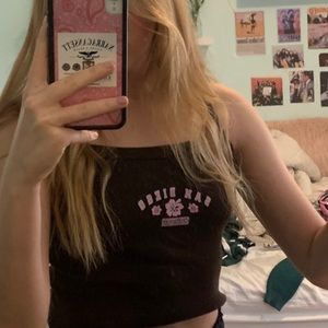 Super cute brown tank top !